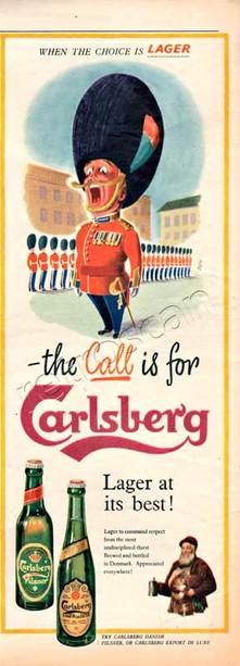 1955 Carlsberg Lager  - unfarmed