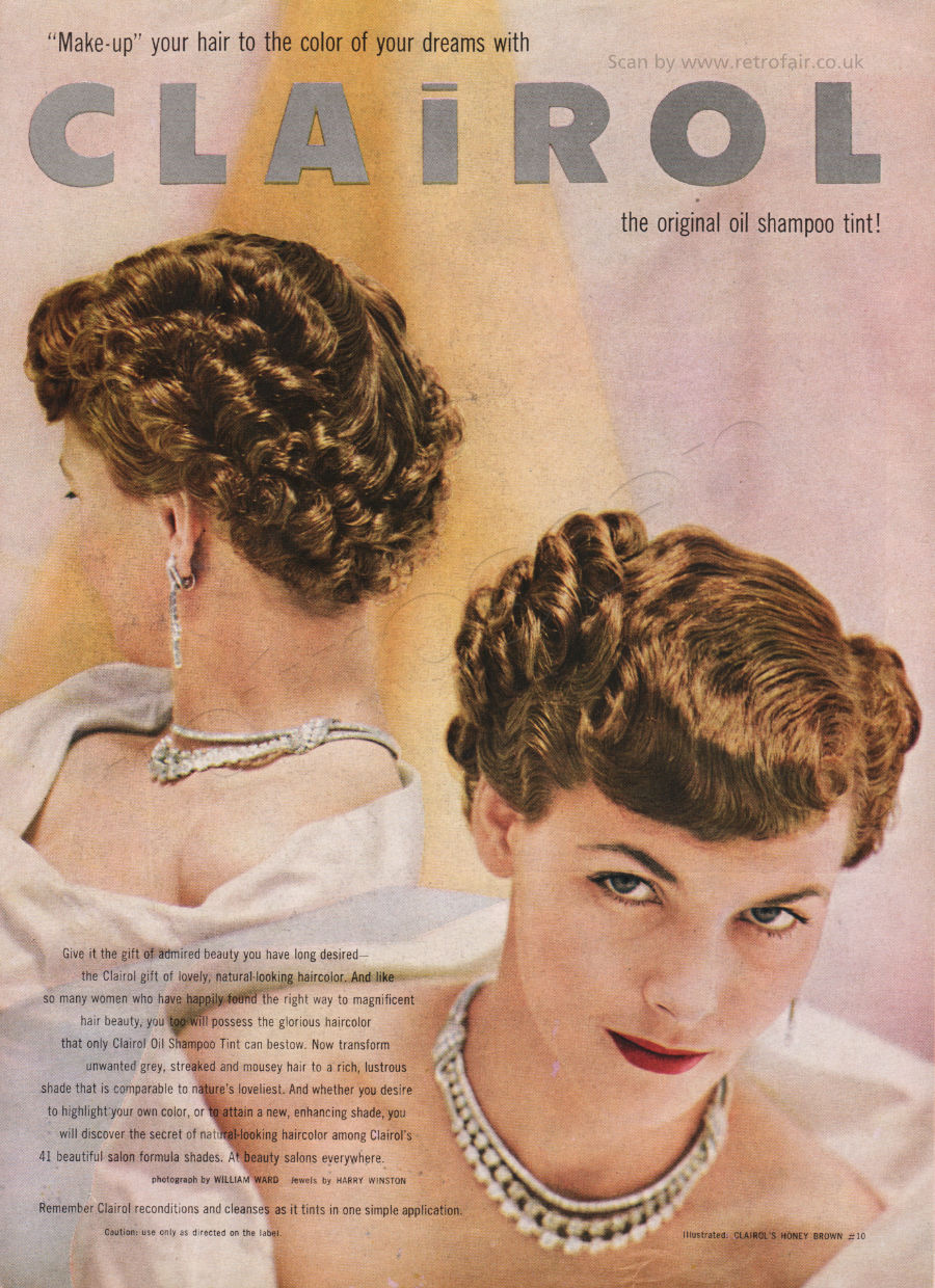 1949 Clairol Shampoo Hair Coloring - unframed vintage ad