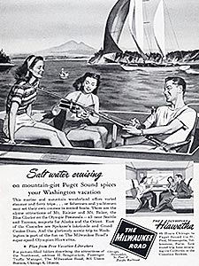 1948 Milwaukee Road  - vintage ad