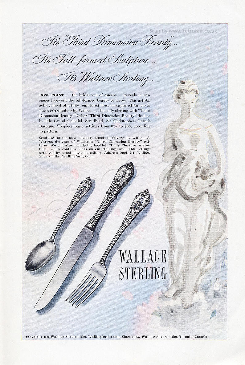 1948 Wallace Sterling advert