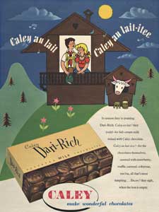 1955 Caley Dari-Rich Chocolates