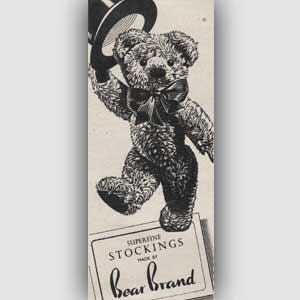 1951 Bear Brand Stockings - vintage ad