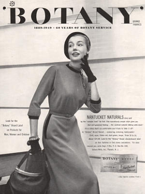 ​1949 ​Botany vintage ad