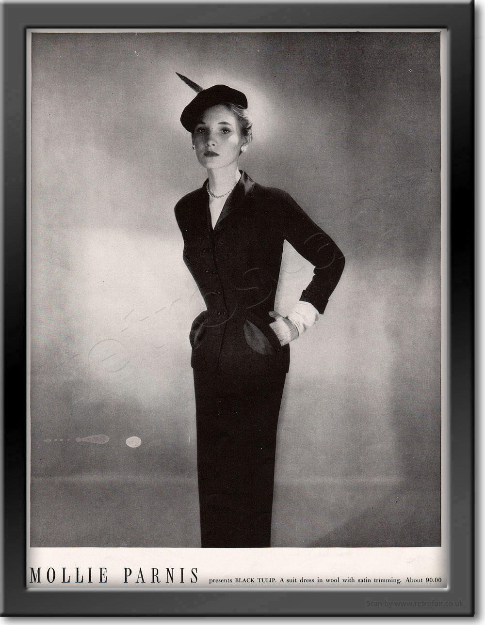 1949 Mollie Parnis - framed preview retro