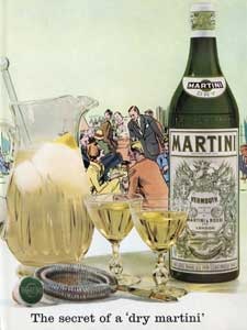 1961 Dry Martini - vintage ad