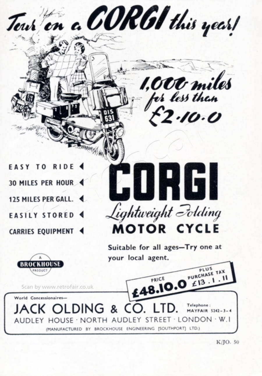 1951 Corgi Motor Cycle