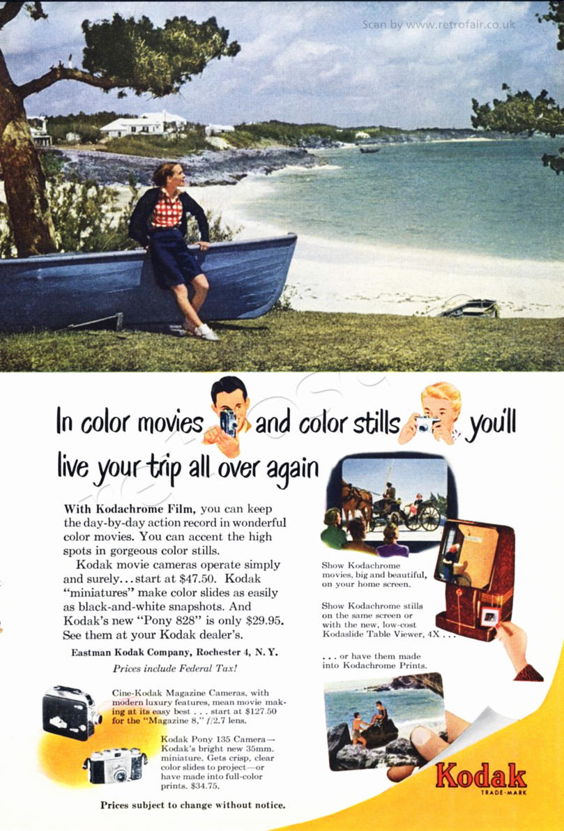 1951 Kodak vintage advert