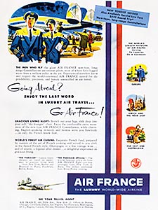 1952 Air France vintage ad
