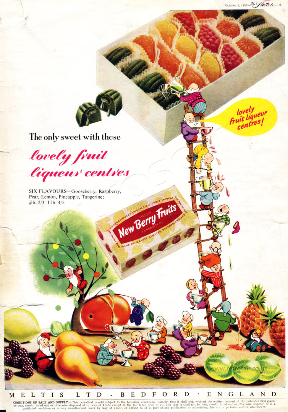 1952 New Berry Fruits 