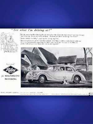 1952 Riley - vintage ad