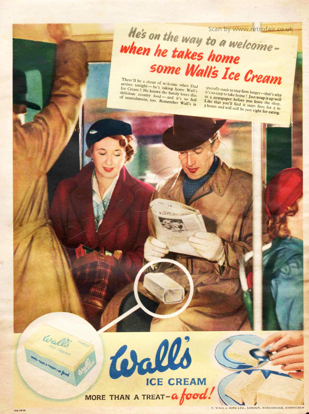 1952 vintage Wall's Ice Cream 