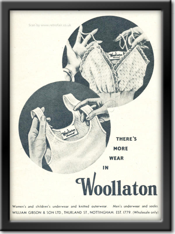 1952 Woolaton Vintage Ad