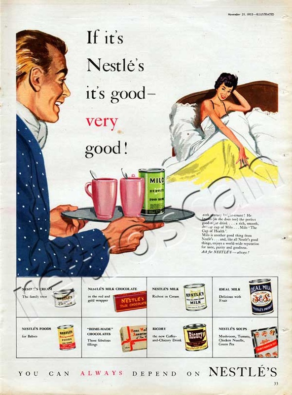 1953 Nestlé vintage ad