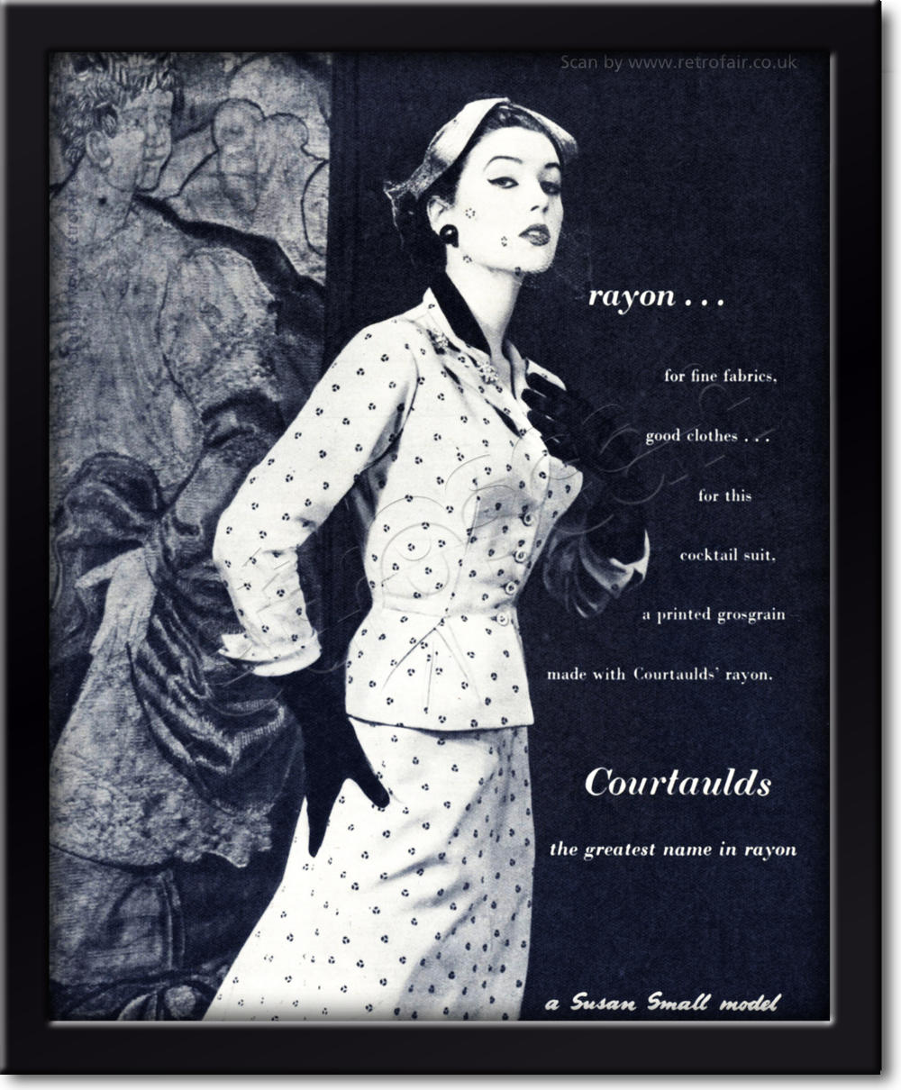 1953 Courtaulds retro advert