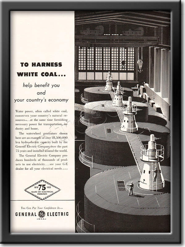 1953 General Electric - framed preview retro