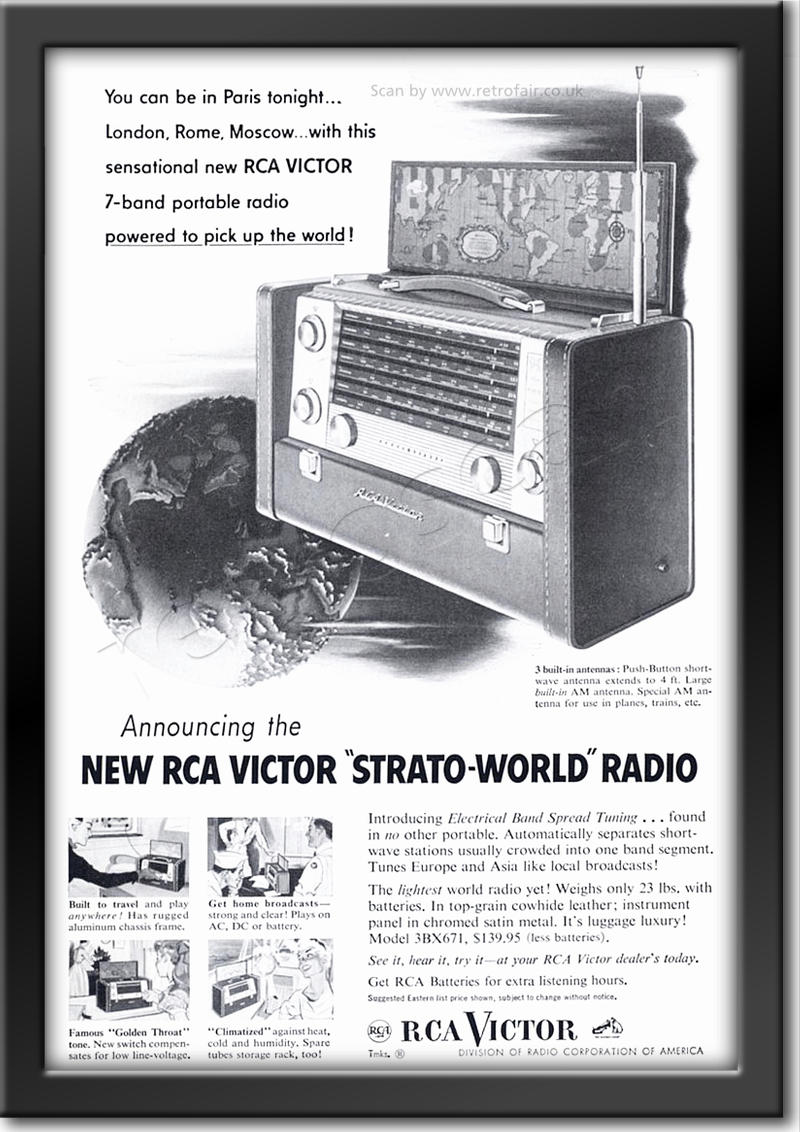 vintage RCA Victor Radio  ad