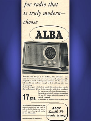 1954 Alba - vintage ad