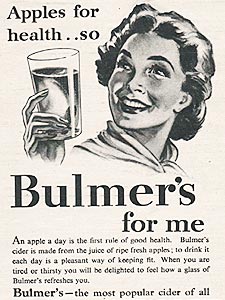 1954 ​Bulmer's - vintage ad
