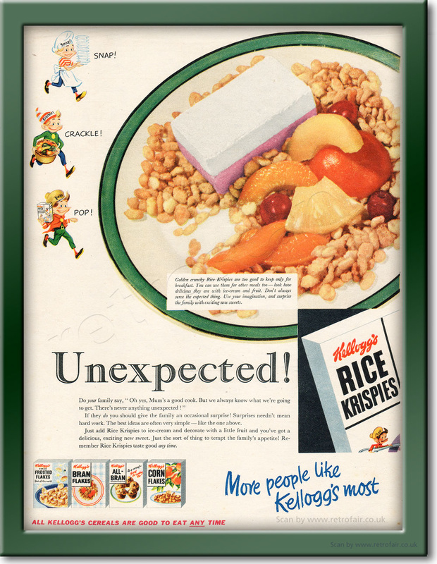  1954 Kellogg's Rice Krispies - framed preview retro