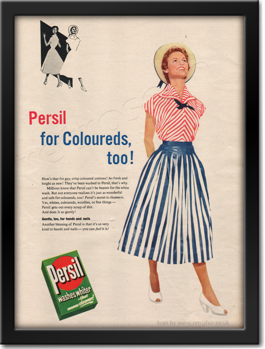 1954 Persil Washing Powder- unframed