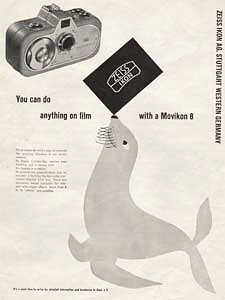  1954 Zeiss Camaras - vintage ad