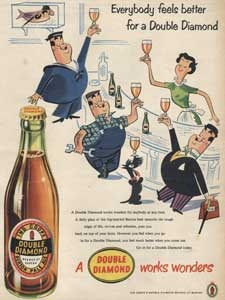1955 Double Diamond Beer