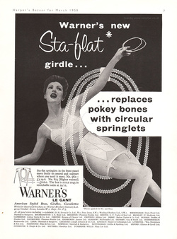  1958 Warner's Lingerie - unframed vintage ad