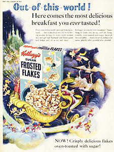 1954 Kellogg's Frosted Flakes - vintage