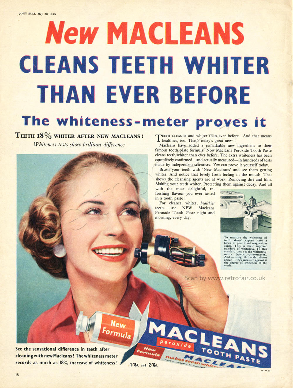 55 Macleans Toothpaste