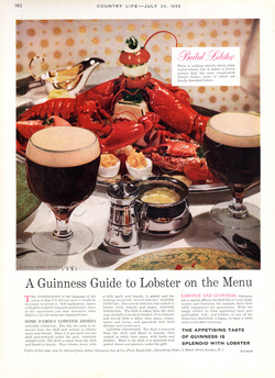 1958 Guinness - unframed vintage ad