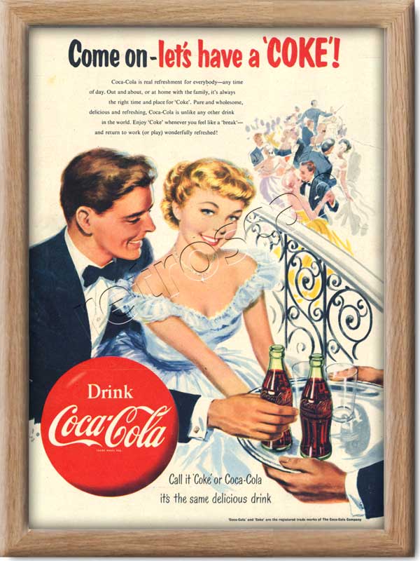 1953 Coca Cola vintage advert