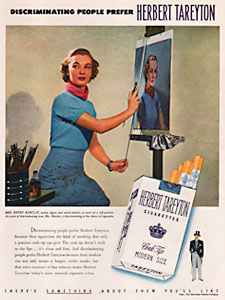 1949 Herbert Tareyton Cigarettes - vintage ad