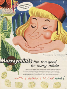 1955 Murraymints romeo - vintage ad