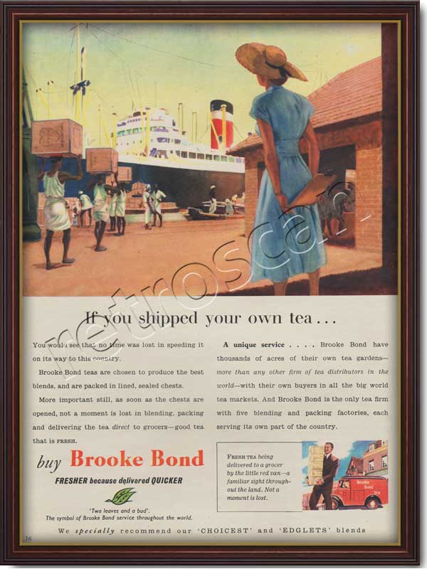 1953 Brooke Bond Tea vintage ad