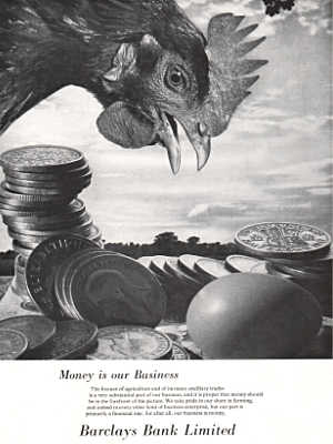 1958 Barclays - vintage ad