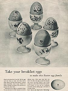 1958 ​British Eggs - vintage ad