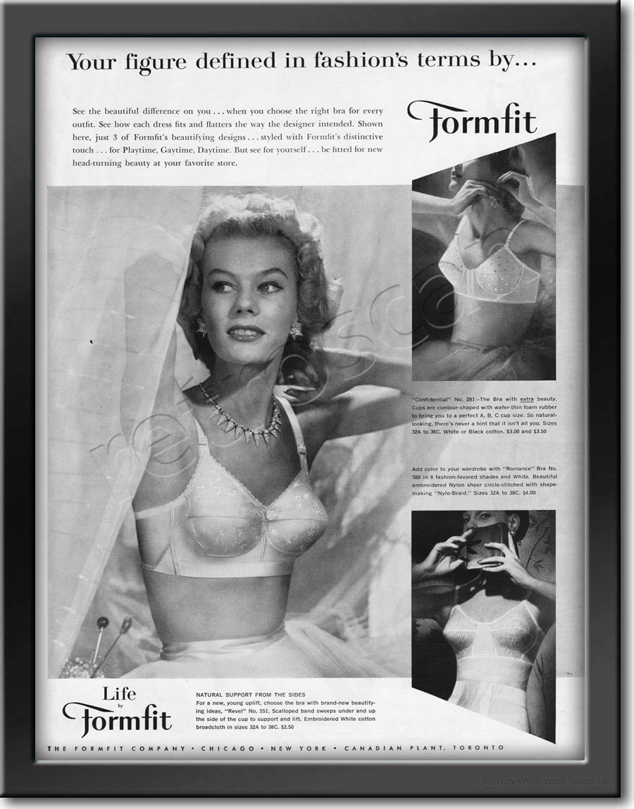 1958 Formfit - framed preview retro