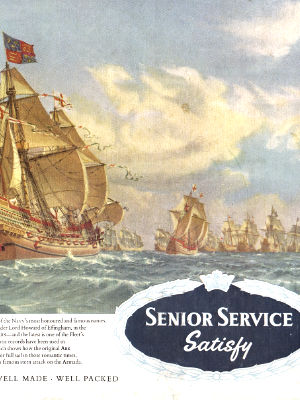1958 Senior Service - vintage ad