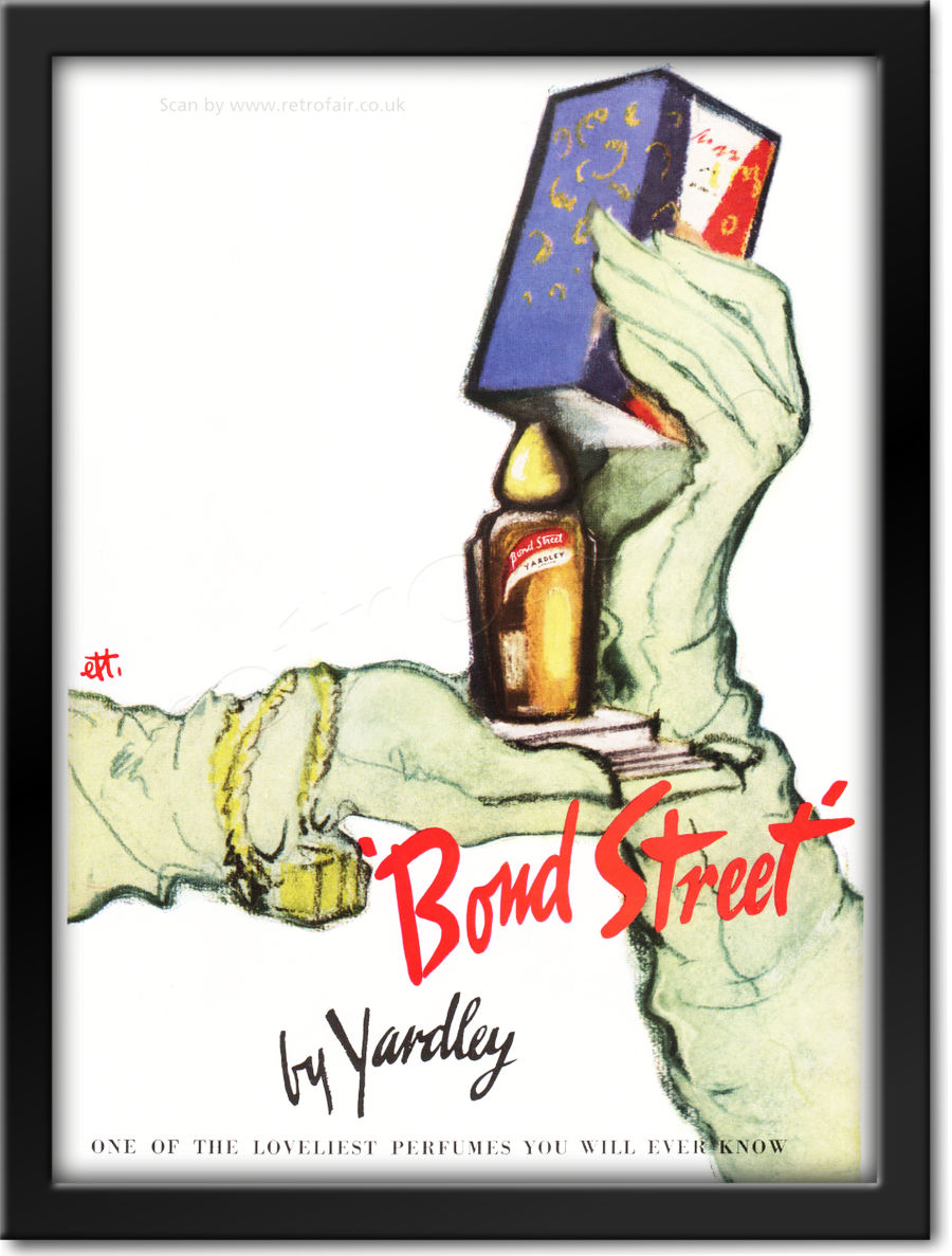 1958 Bond Street by Yardley framed preview