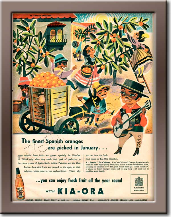 1951 KIA-ORA - framed preview vintage ad