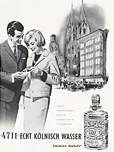 1961 4711 Cologne vintage ad