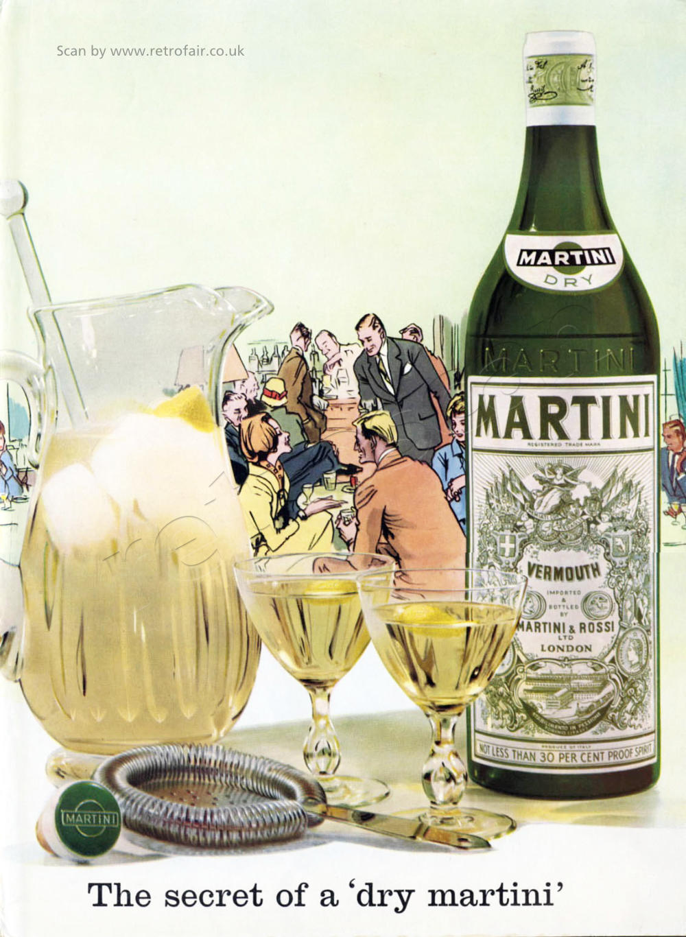 61 Martini vintage ad