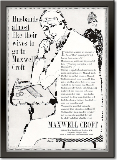 1961 Maxwell Croft - framed preview retro