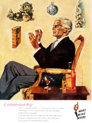 1961 Myers Rum retro magazine ad