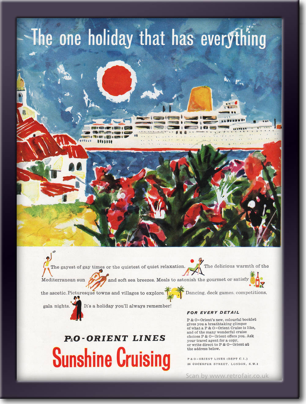 1961 P&O Orient Lines