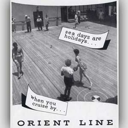 1953 Orient Line - vintage ad