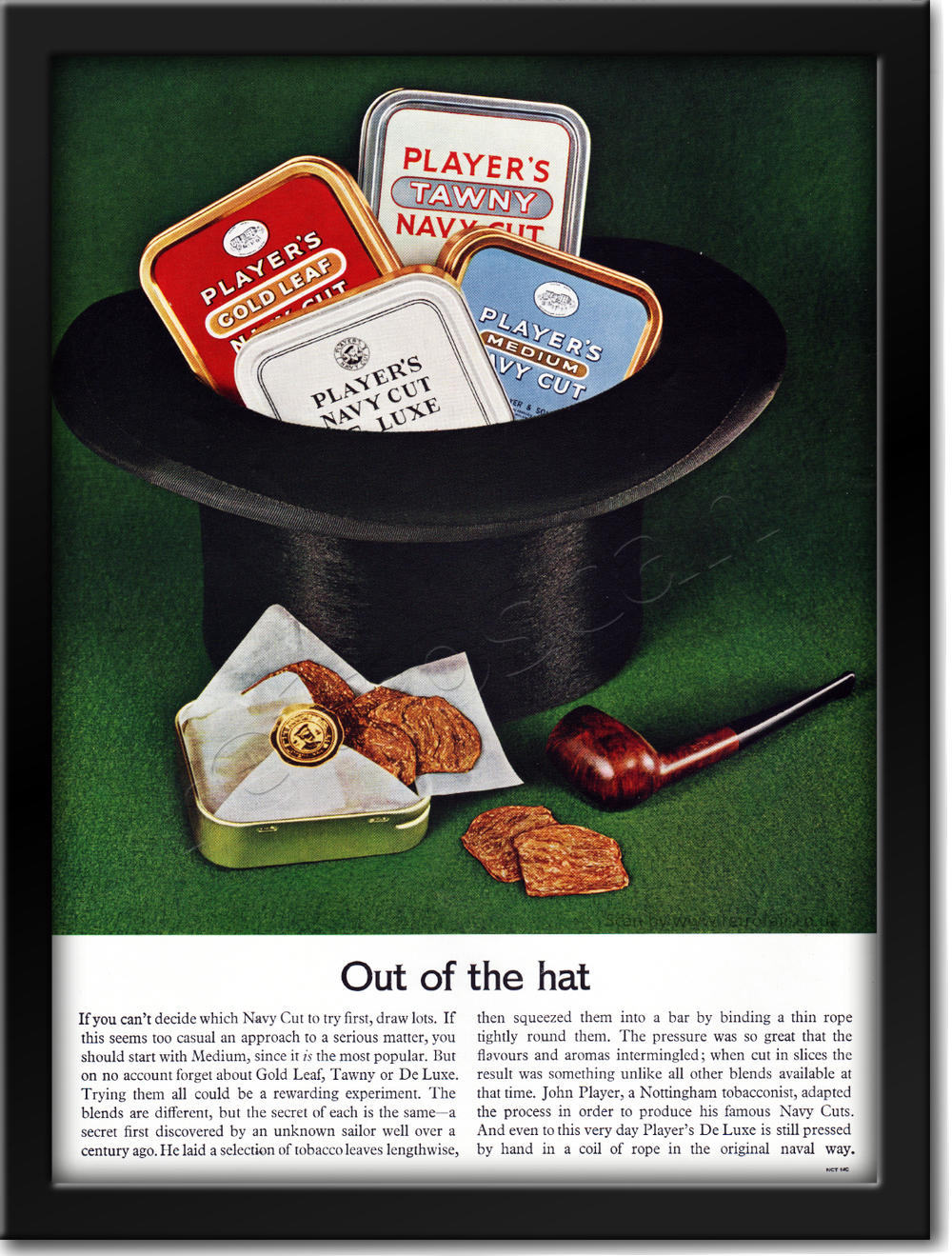 retro Navy Cut tobacco ad