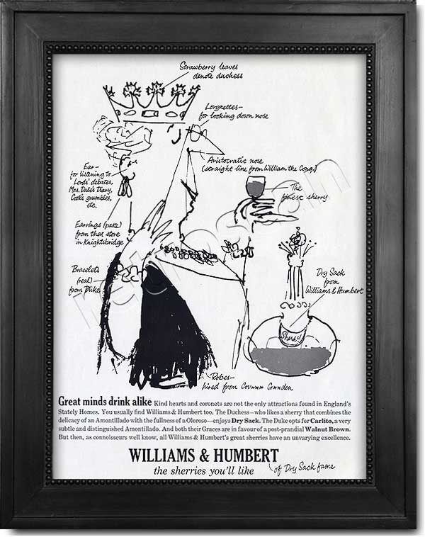 1963 Williams & Humbert advert