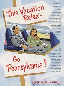 retro Pennsylvania Railroad ad