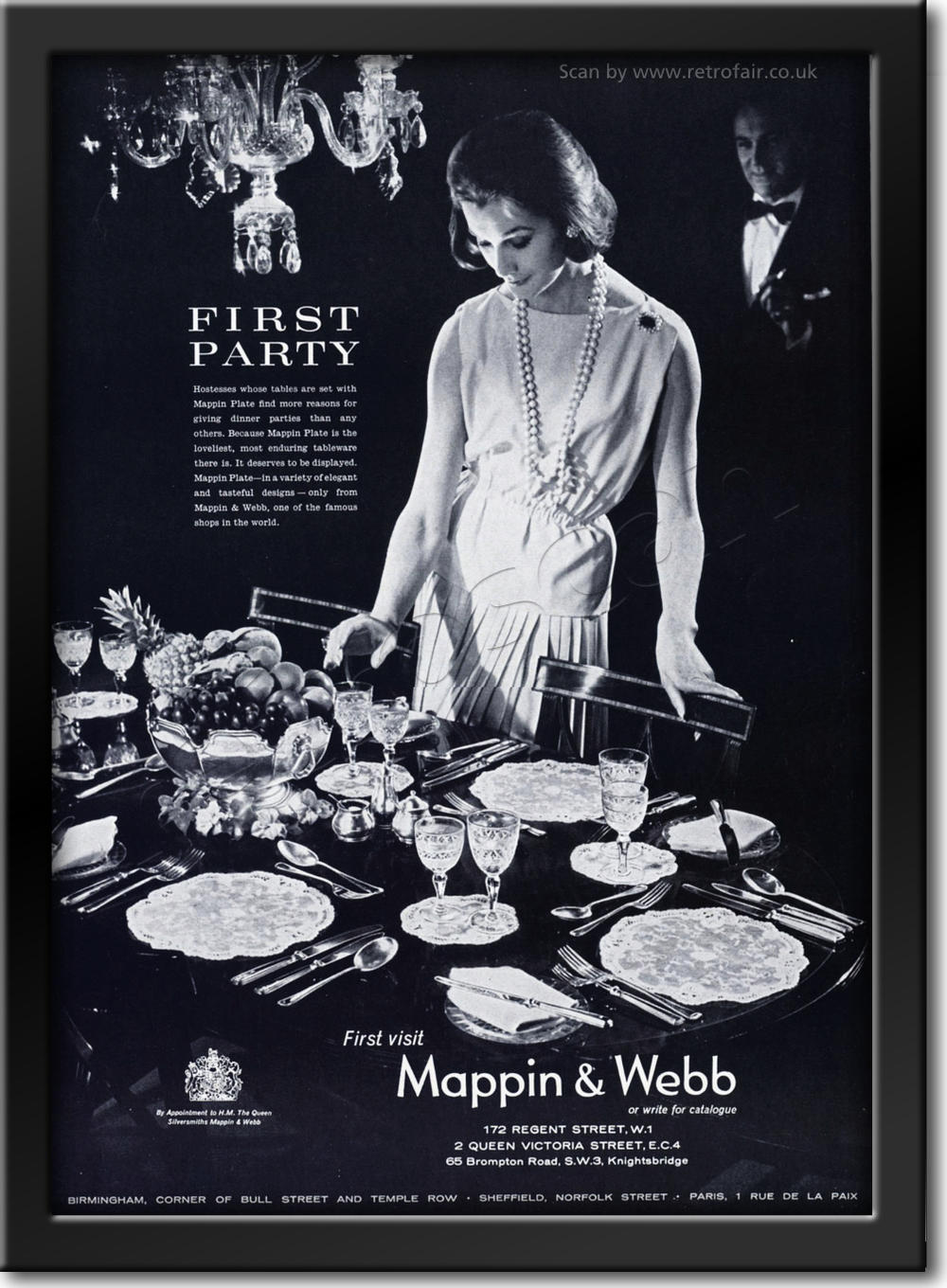 1963 vintage Mappin and Webb advert